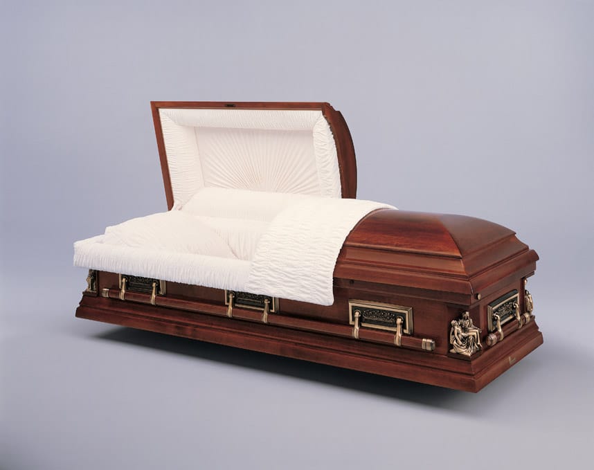 Pieta Mapel Casket - Jonathan Hepner Funerals